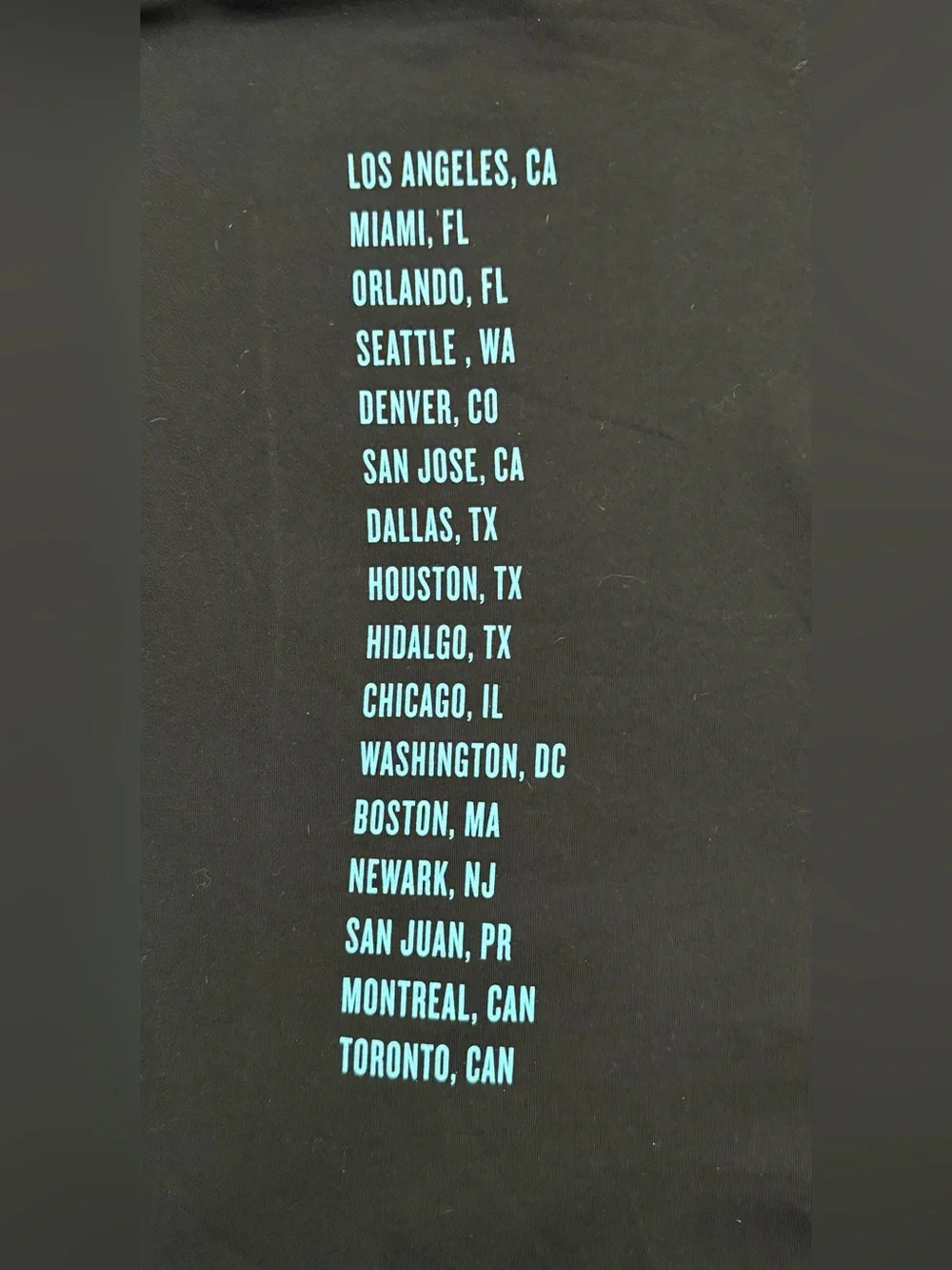 Carlos Vives Despues De Todo Vives North America Tour Zip Hoodie Black 2X